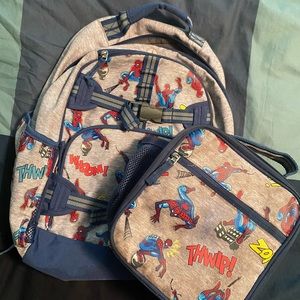 Large Pottery Barn Backpack and Lunchbox